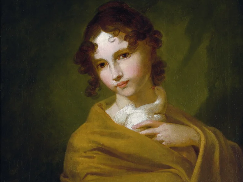 1764-Veit Hanns Schnorr von Carolsfeld - Ritratto di sua figlia Juliane Ottilie